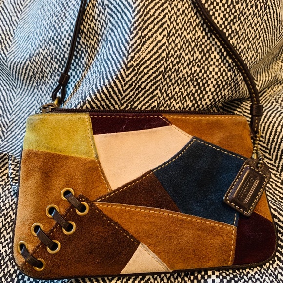 Coach Handbags - Suede Coach Poppy Wallet